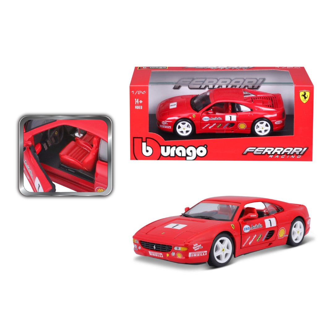 18-26306 Bburago - Ferrari Racing -  Ferrari F355 Challenge (1:24)