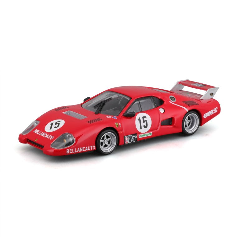 18-36308 - Bburago - 1:43 - Ferrari Racing - 512 BB II serie 1981 - #15 Rossa