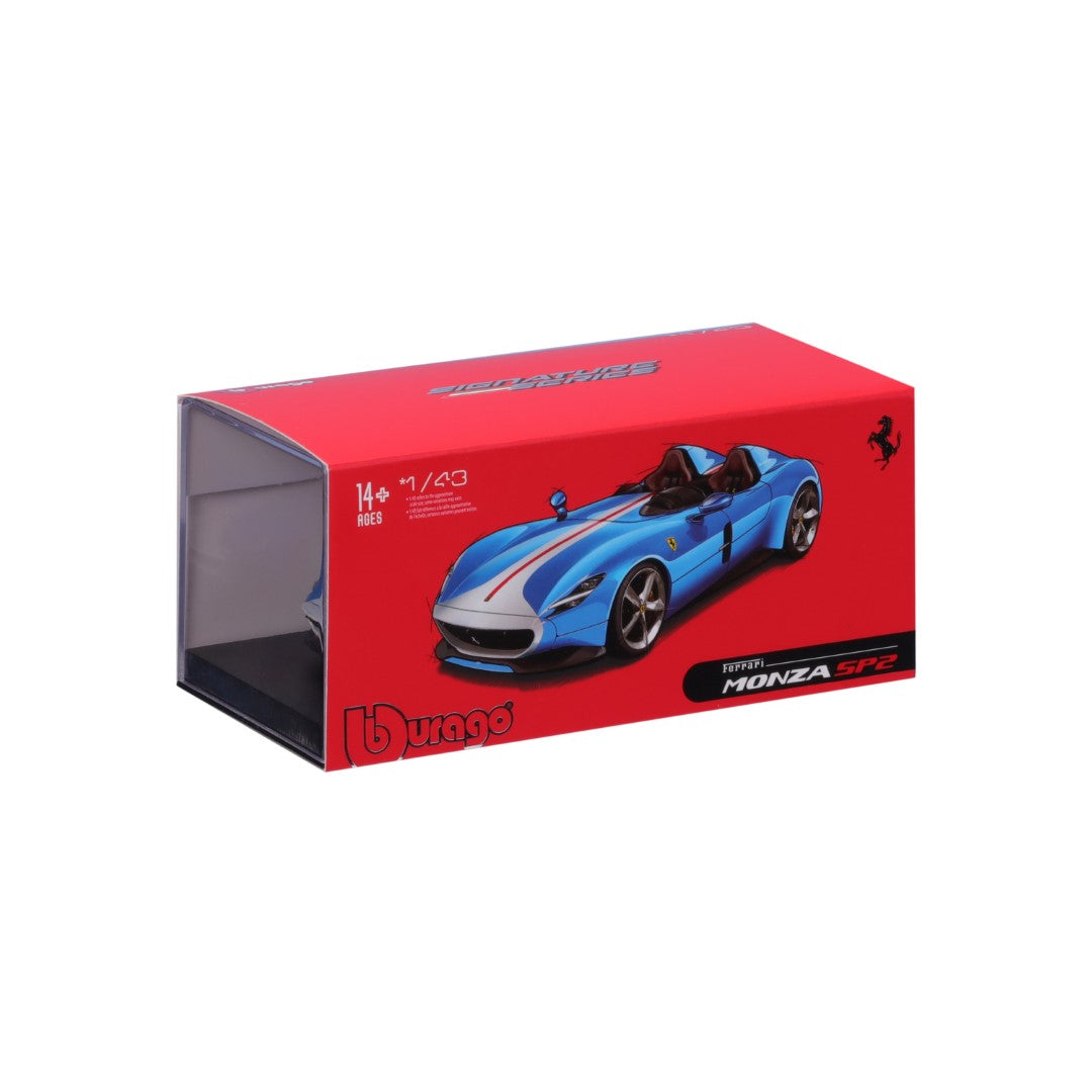 18-36913 Bburago Ferrari  Signature - Ferrari Monza SP2, blu - 1:43