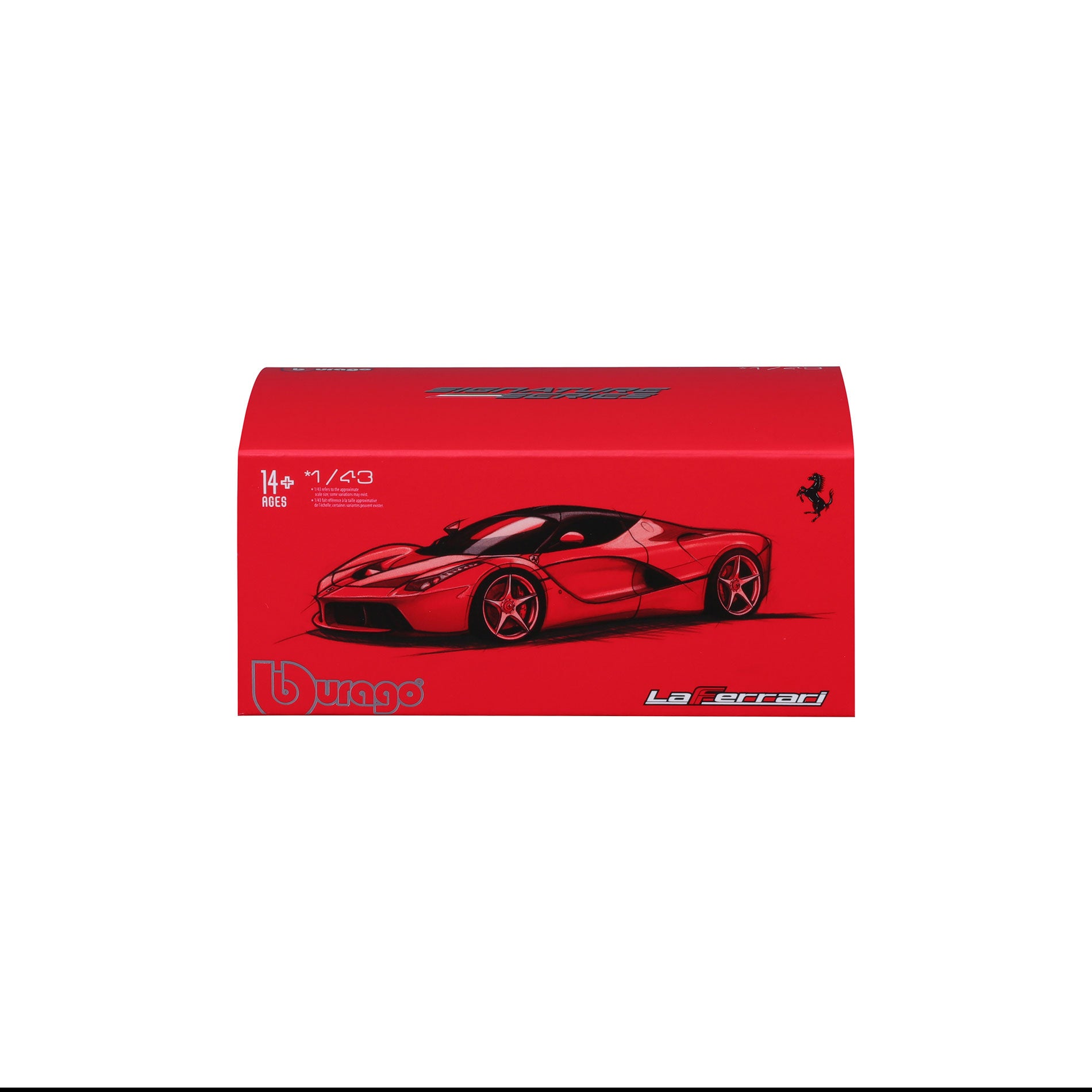 18-36902 WT - Bburago - 1:43 - Ferrari  Signature - LaFerrari  - Bianca