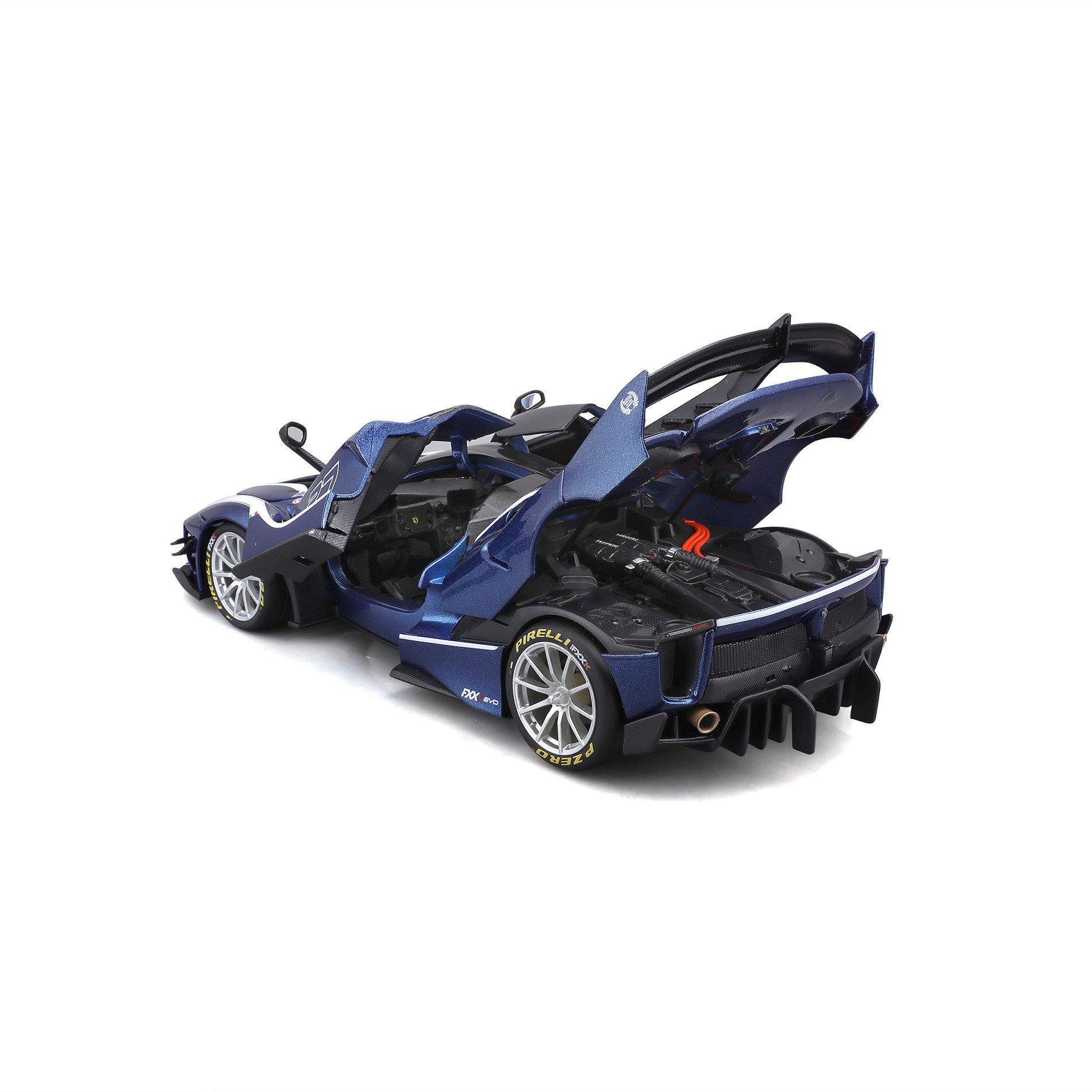 18-16012 - 1:18 - Bburago Ferrari R&P FXX K EVO - #27 Blue