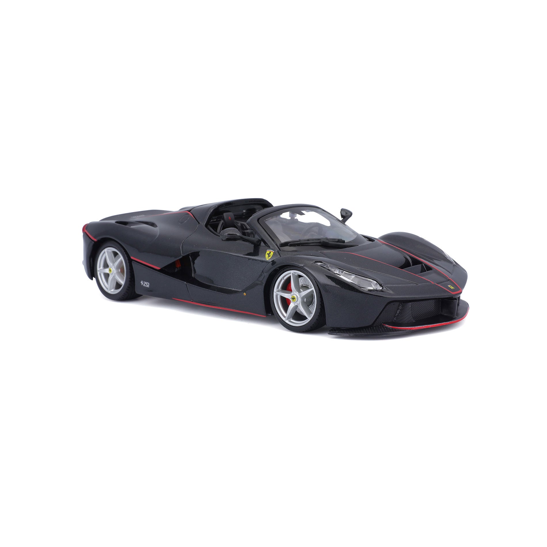 Bburago 1:24 Ferrari LaFerrari Aperta 70th Anniversary Collection negro  18-26022BK modelo coche 18-26022BK 4893993010660 8719247461018
