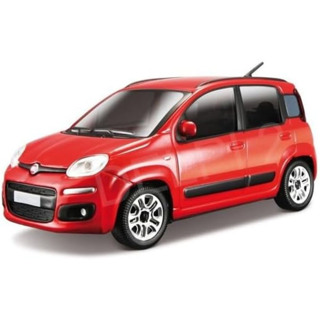 * 18-22123 Bburago -  Fiat Panda, rossa - Scala 1:24