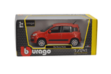 *18-22123 Bburago -  Fiat Panda, rossa - Scala 1:24