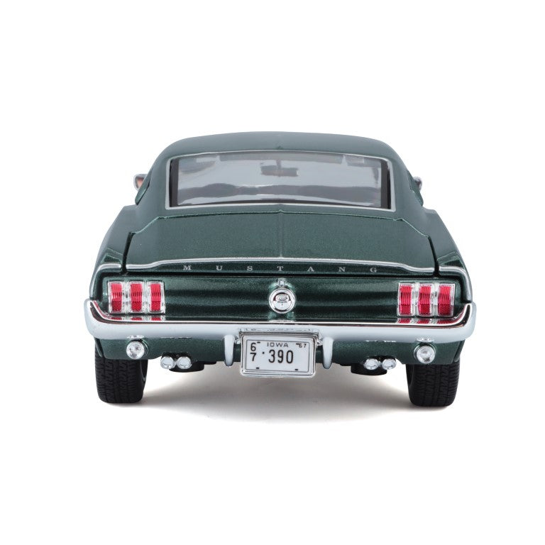 10-31166 GN - Bburago Maisto - 1:18 - 1967 Ford Mustang Fastback - Verde Met.