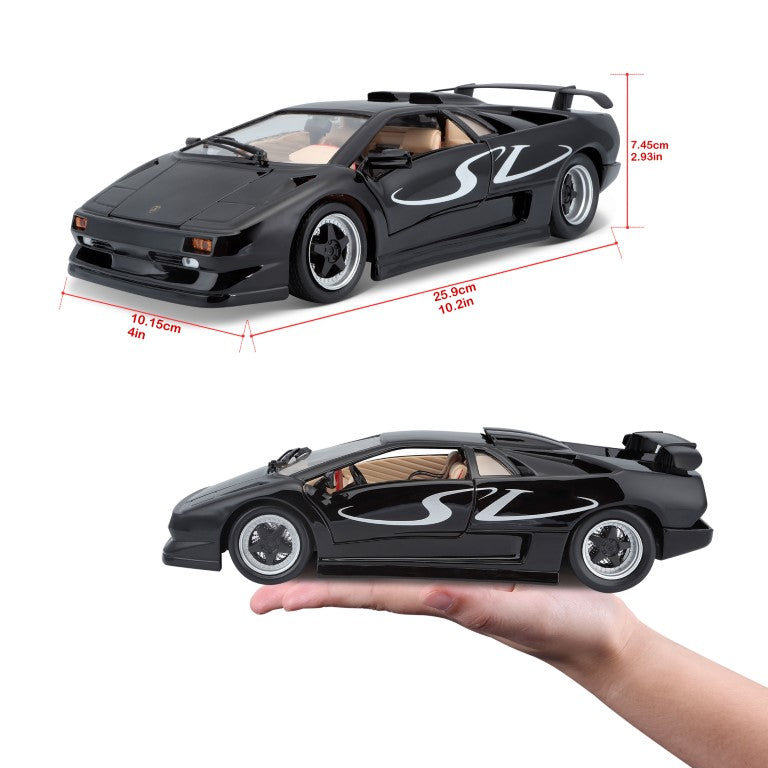 10-31844 - Bburago Maisto - 1:18 - Lamborghini Diablo SV - Nera