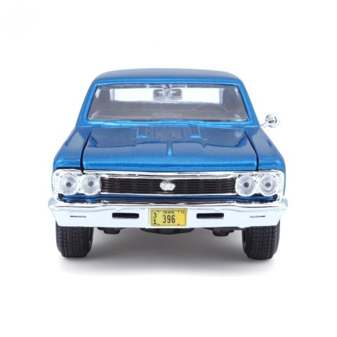 10-31960 - Bburago Maisto - 1:24 - 1966 Chevrolet Chevelle SS 396  - Blu Met.