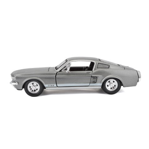 10-31260 GY - Bburago Maisto - 1:24 - 1967 Ford Mustang GT - Grigio Metallizzato