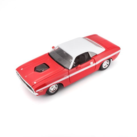 10-31263 - Bburago Maisto - 1:24 - 1970 Dodge Challenger R/T Coupe - Rossa
