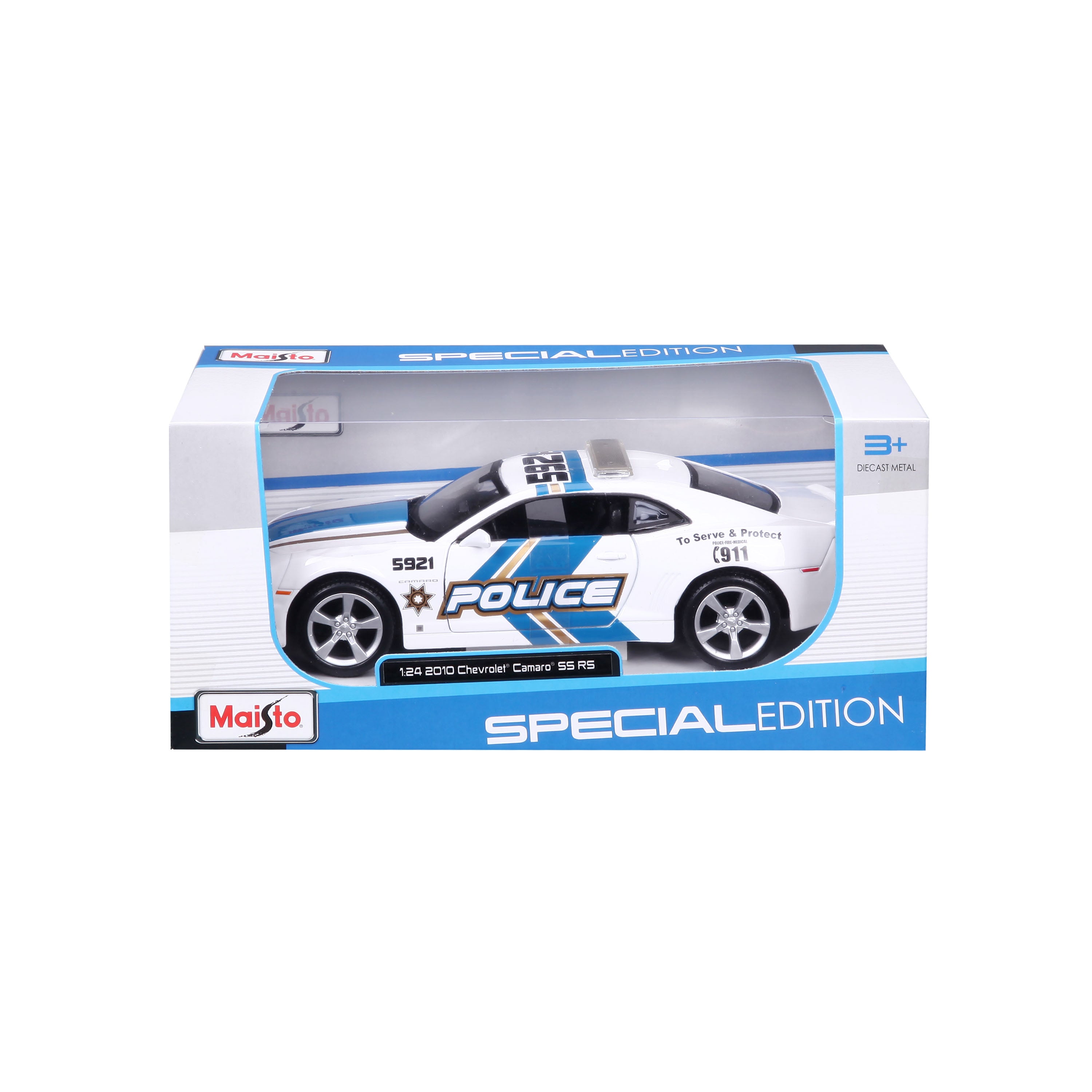 10-31208 - Bburago Maisto - 1:24 -  2010 Chevrolet Camaro RS - American Police