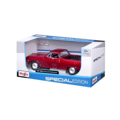 10-31977 - Bburago Maisto - 1:25 - 1965 Chevrolet El Camino - Rosso Metallizzato