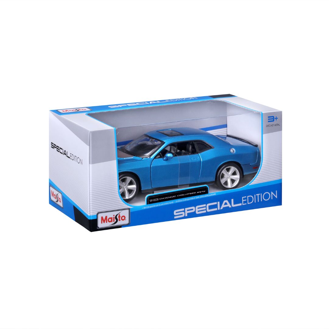 31280 BU Bburago Maisto - Dodge Challenger SRT8 (2008), blu