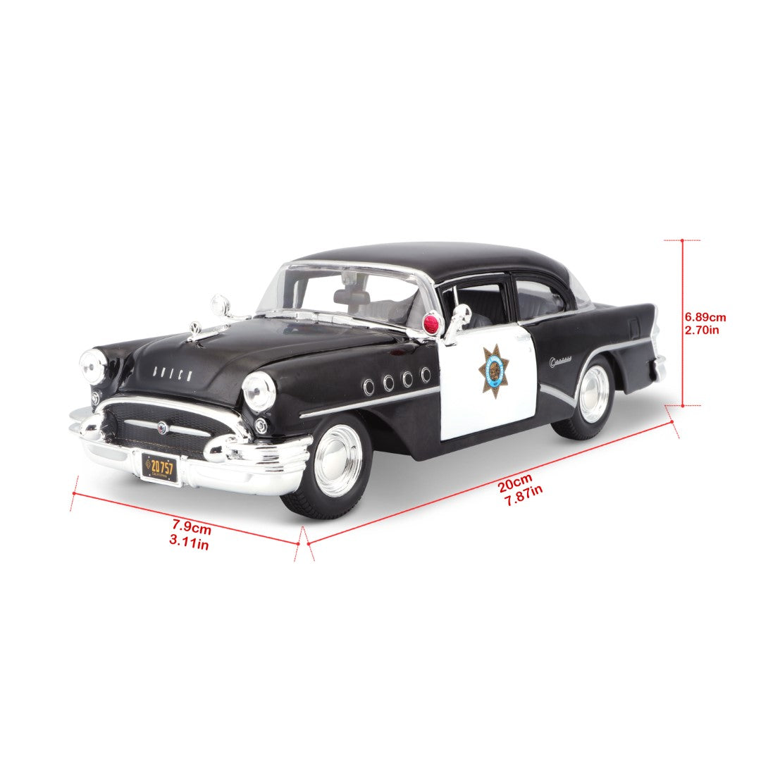 10-31295 Bburago Maisto - Buick Century Police (1955) - Scala 1:26