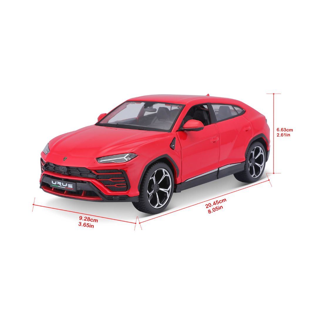 31519 RD Bburago Maisto - Lamborghini Urus, rossa - Scala 1:25