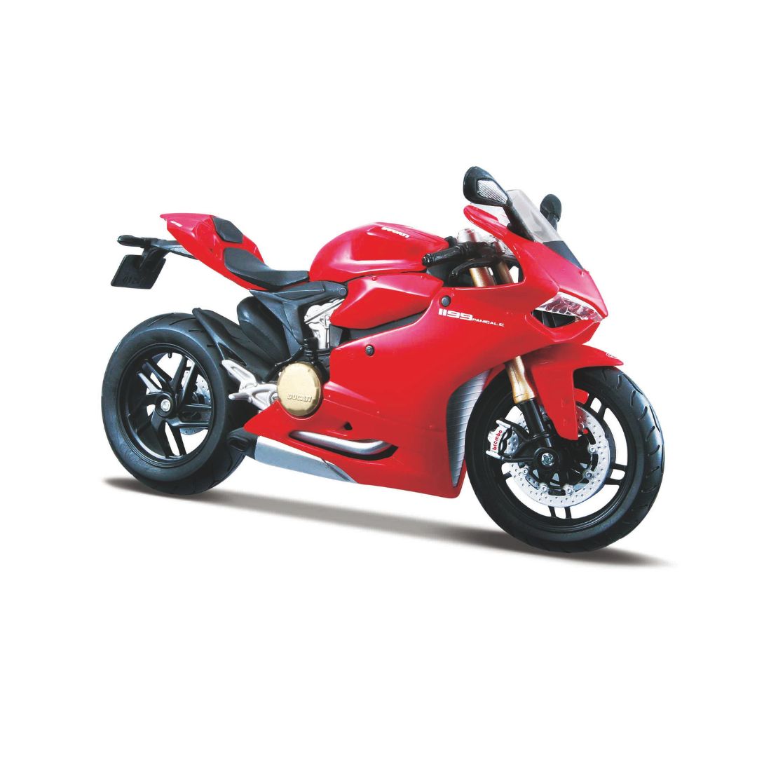 10-32704 Bburago Maisto - Ducati 1199 Panigale, moto con cavalletto - 1:12