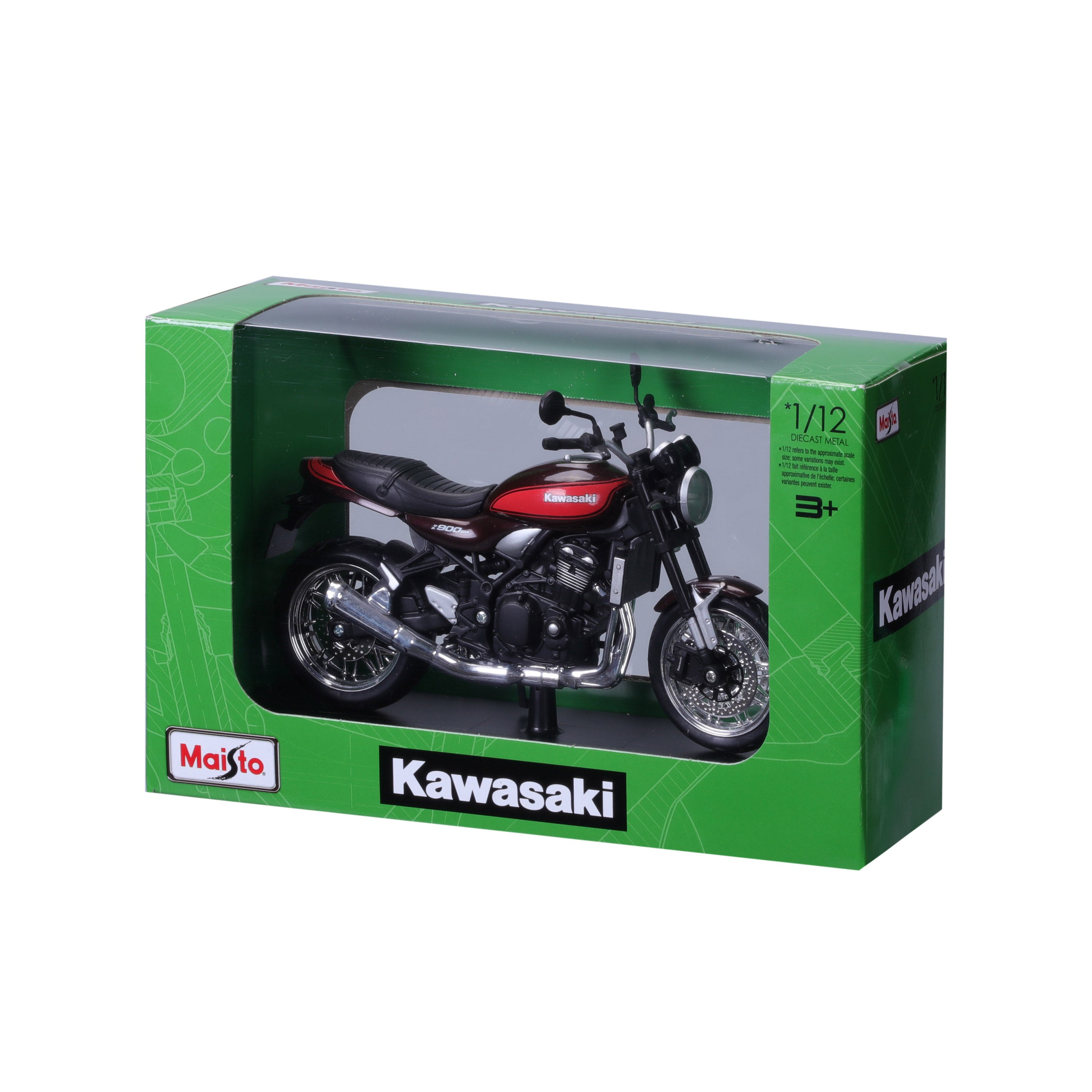 10-32707 - Bburago Maisto - 1:12 Moto con cavalletto - Kawasaki Z900RS - Bown