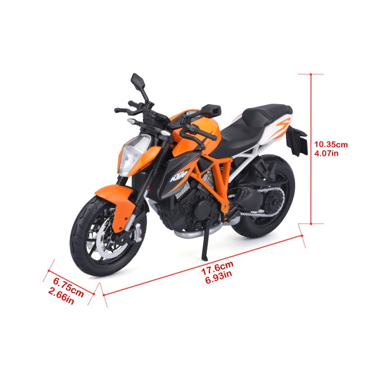 10-32710 Bburago Maisto - KTM 1290 Super Duke R, moto con cavalletto - 1:12