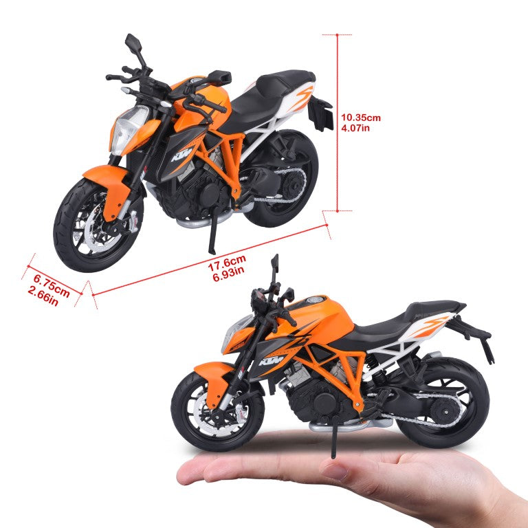 10-32710 Bburago Maisto - KTM 1290 Super Duke R, moto con cavalletto - 1:12