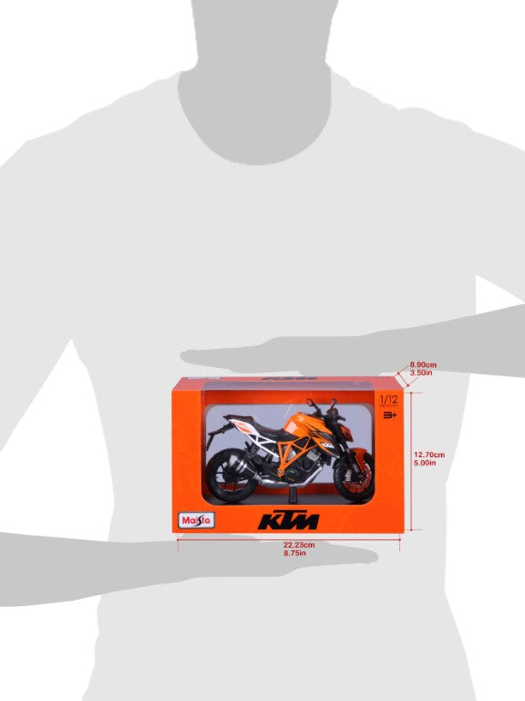10-32710 Bburago Maisto - KTM 1290 Super Duke R, moto con cavalletto - 1:12