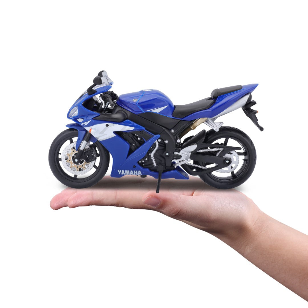 20-21847 Bburago Maisto - Yamaha YZF-R1, blu - Scala 1:12