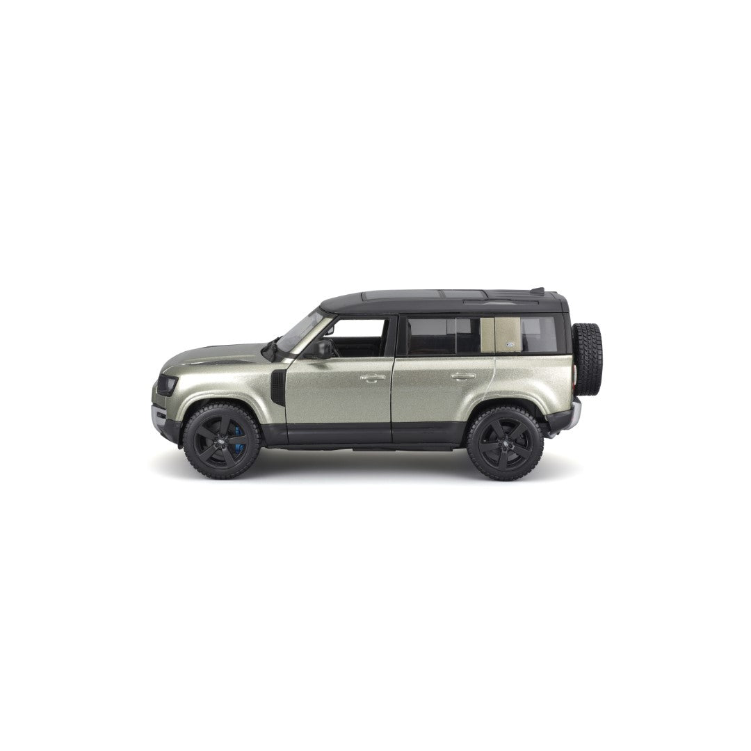 18-21101 GN Bburago - Land Rover Defender (2022), verde - Scala 1:24