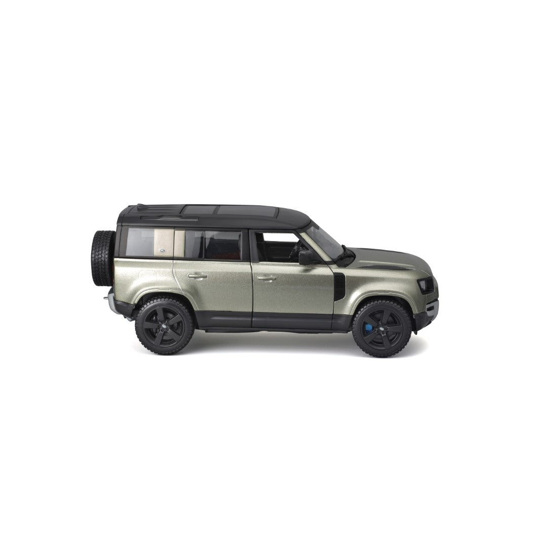 18-21101 GN Bburago - Land Rover Defender (2022), verde - Scala 1:24