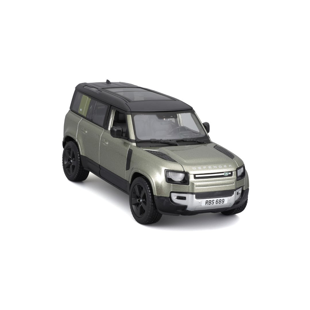 18-21101 GN Bburago - Land Rover Defender (2022), verde - Scala 1:24