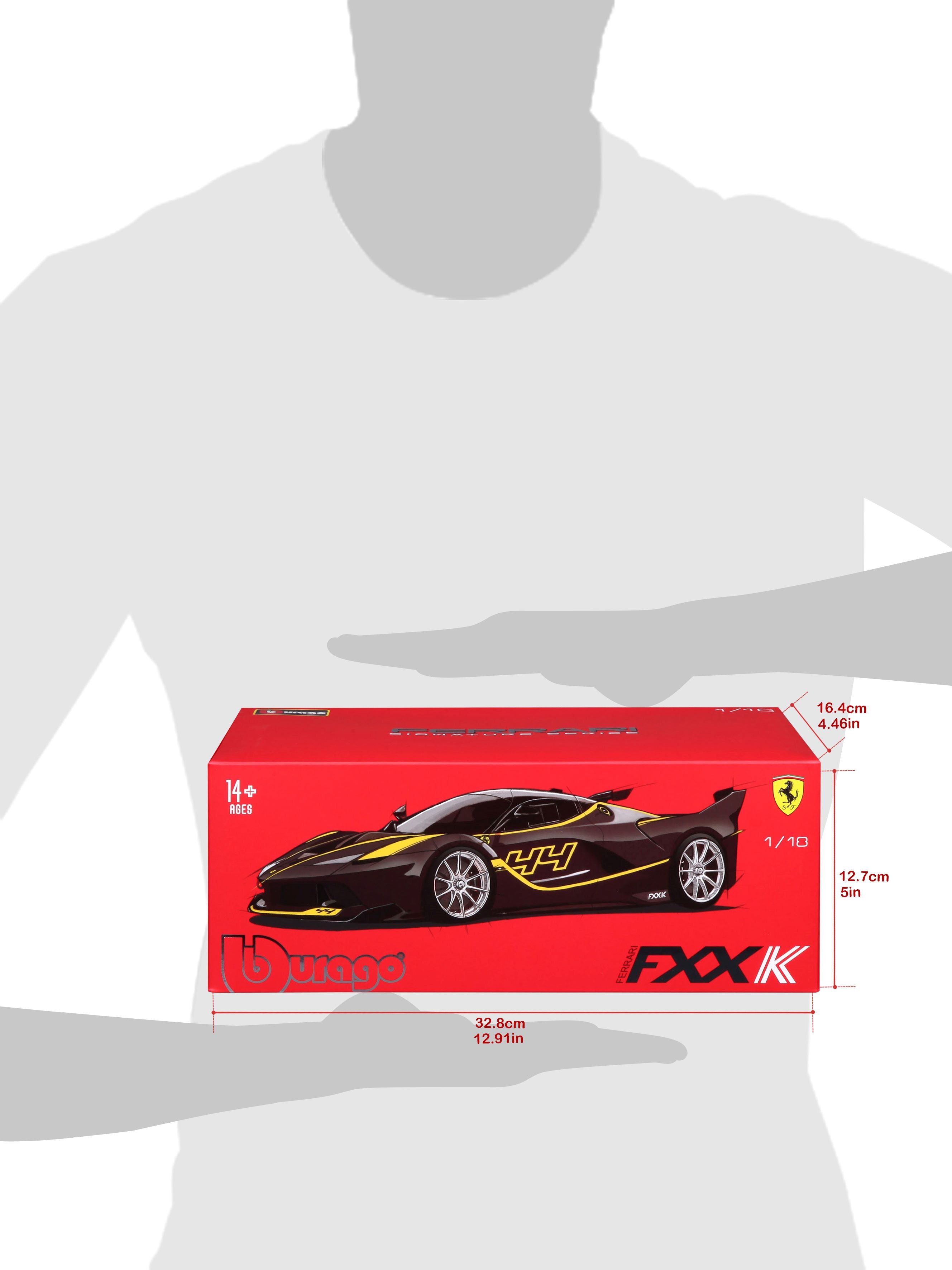 18-16907 - Bburago - 1:18 - Ferrari  Signature - Ferrari  FXX K - #44 - nero