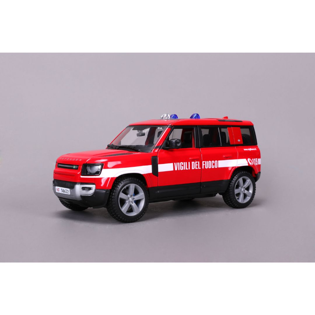 18-20001 Bburago  Land Rover Defender 110 Vigili di Fuoco (2022) 1:25