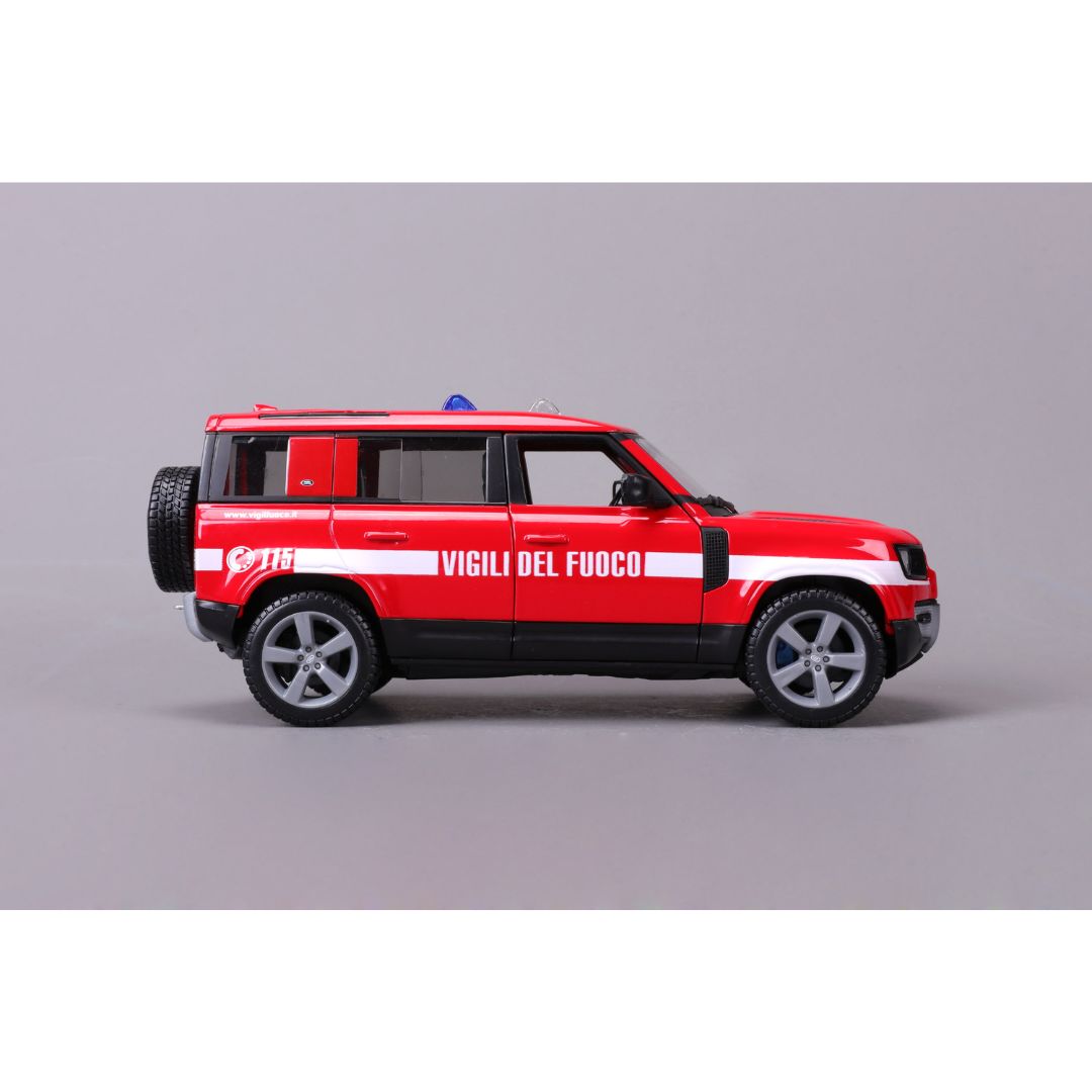 18-20001 Bburago  Land Rover Defender 110 Vigili di Fuoco (2022) 1:25