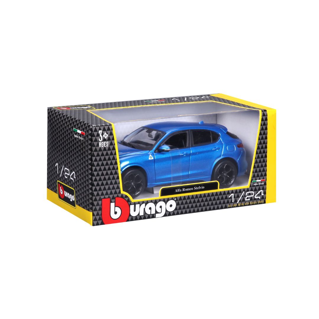 18-21086 Bburago - Alfa Romeo Stelvio, blu - (scala 1:24)