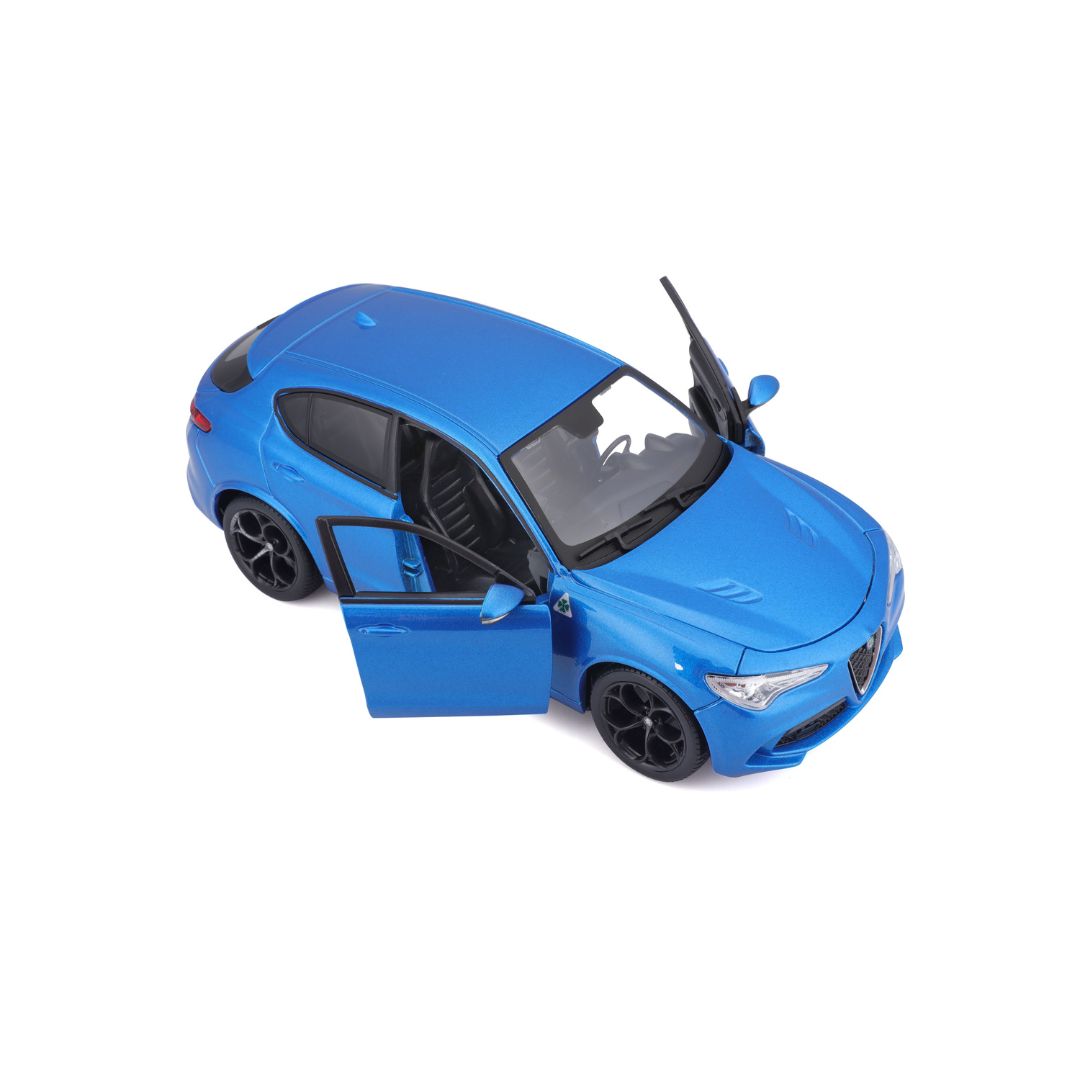 18-21086 Bburago - Alfa Romeo Stelvio, blu - (scala 1:24)