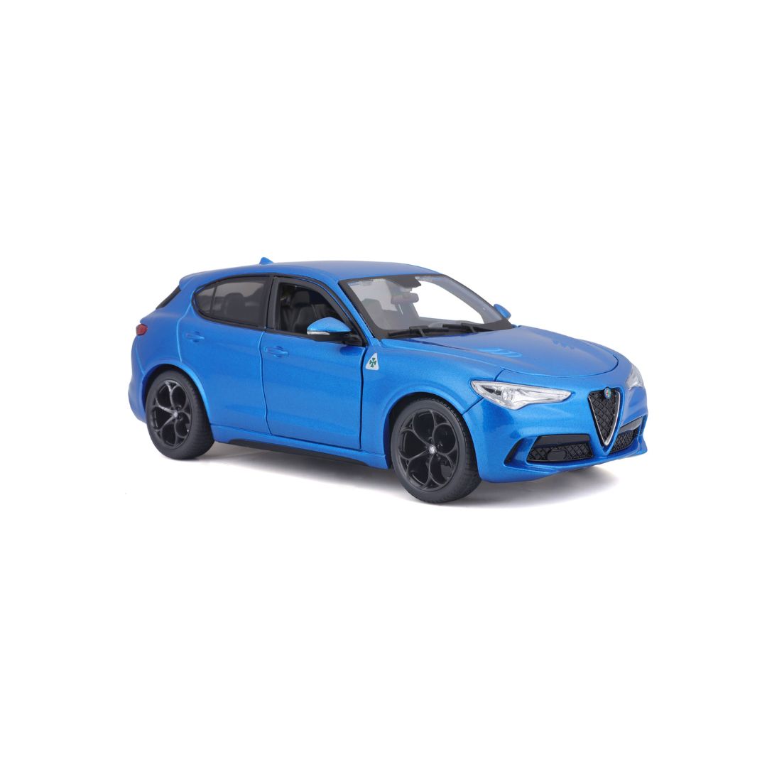 18-21086 Bburago - Alfa Romeo Stelvio, blu - (scala 1:24)