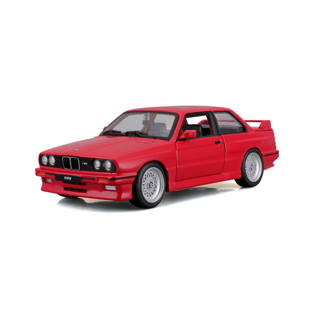 18-21100 Bburago - BMW M3 e30 (1988), rossa - Scala 1:24