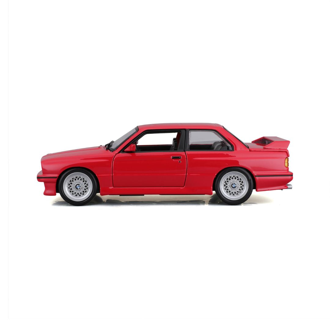 18-21100 Bburago - BMW M3 e30 (1988), rossa - Scala 1:24