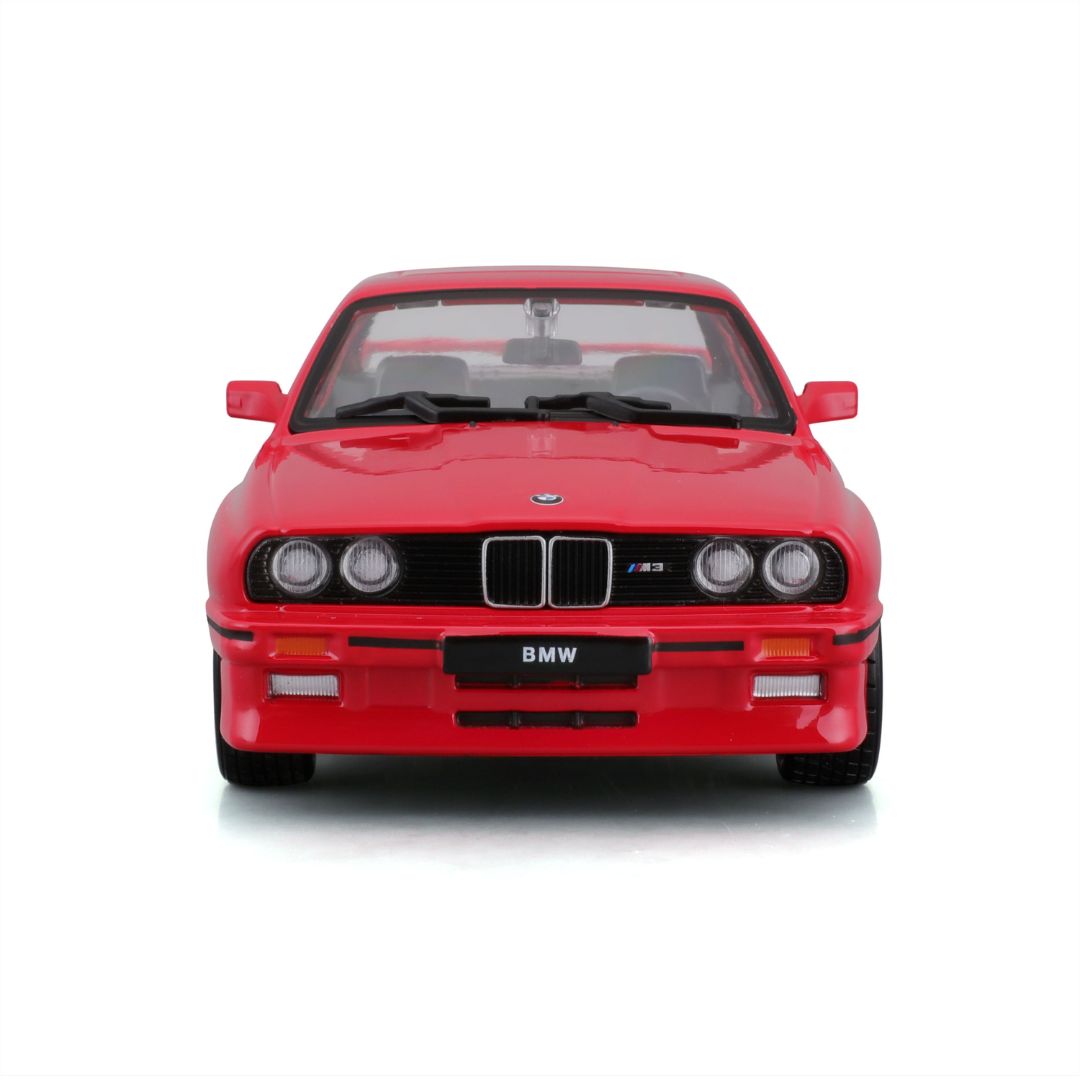 *18-21100 Bburago - BMW M3 e30 (1988), rossa - Scala 1:24