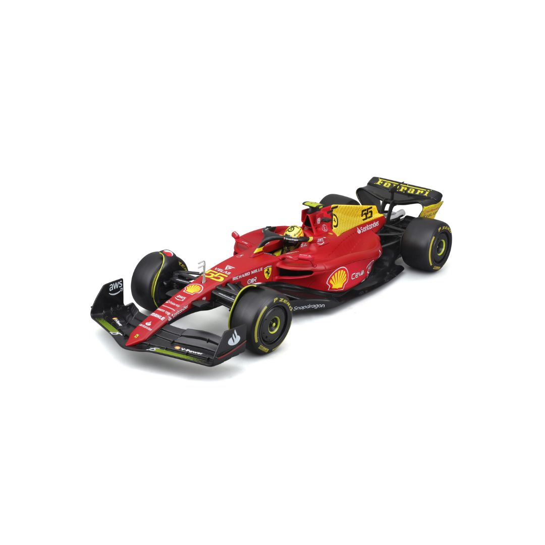 18-16811 Bburago - Ferrari F1- 75 (2022) #55 Sainz - Scala 1:18