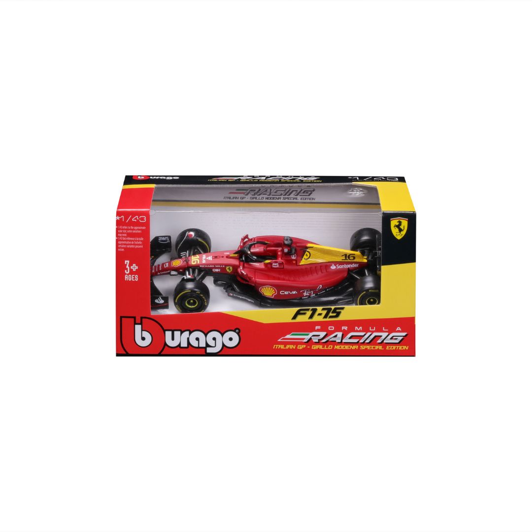 18-36832 Bburago - Ferrari F1- 75 (2022) #16 Leclerc - Scala 1:43