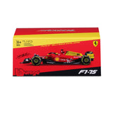 18-36831 Bburago - Ferrari F1- 75 (2022) #16 Leclerc, con casco - 1:43