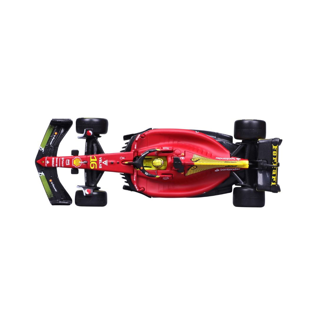 18-36831 Bburago - Ferrari F1- 75 (2022) #16 Leclerc, con casco - 1:43