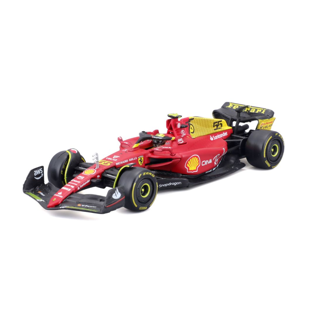 18-36831 Bburago - Ferrari F1- 75 (2022) #55 Sainz, con casco 1:43