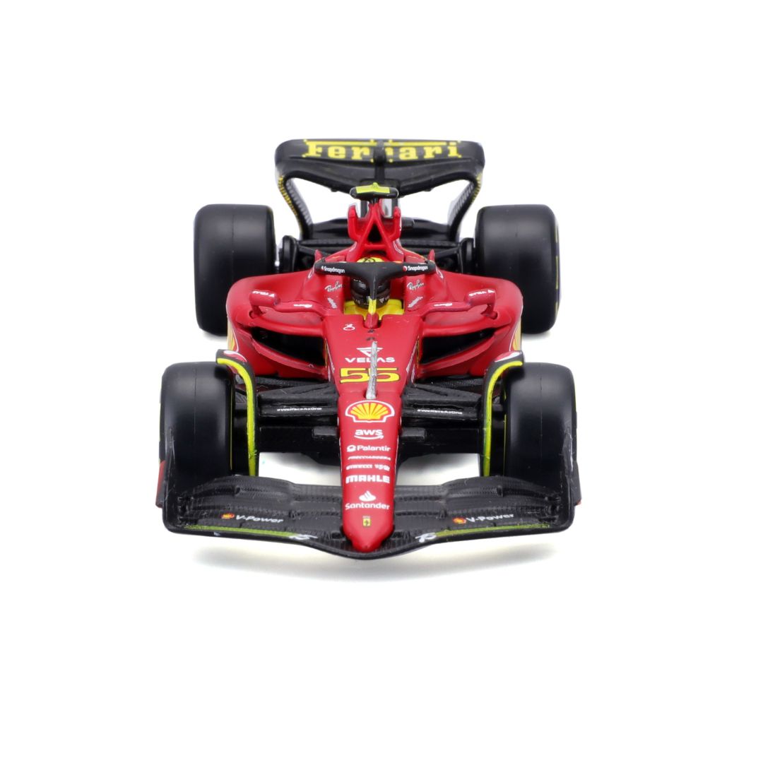 18-36831 Bburago - Ferrari F1- 75 (2022) #55 Sainz, con casco 1:43