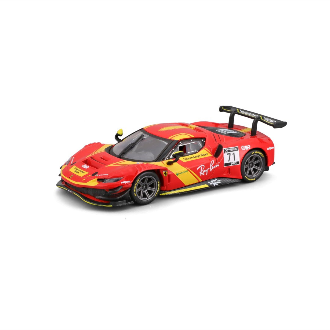 18-36313 Bburago Ferrari Racing -  Ferrari 296 GT3 (2022) - Scala 1:43