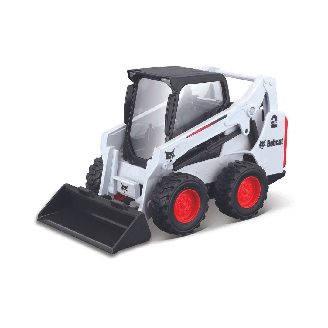 18-31801 Bburago Farmland - Bobcat Skid-Steer Loader con pala