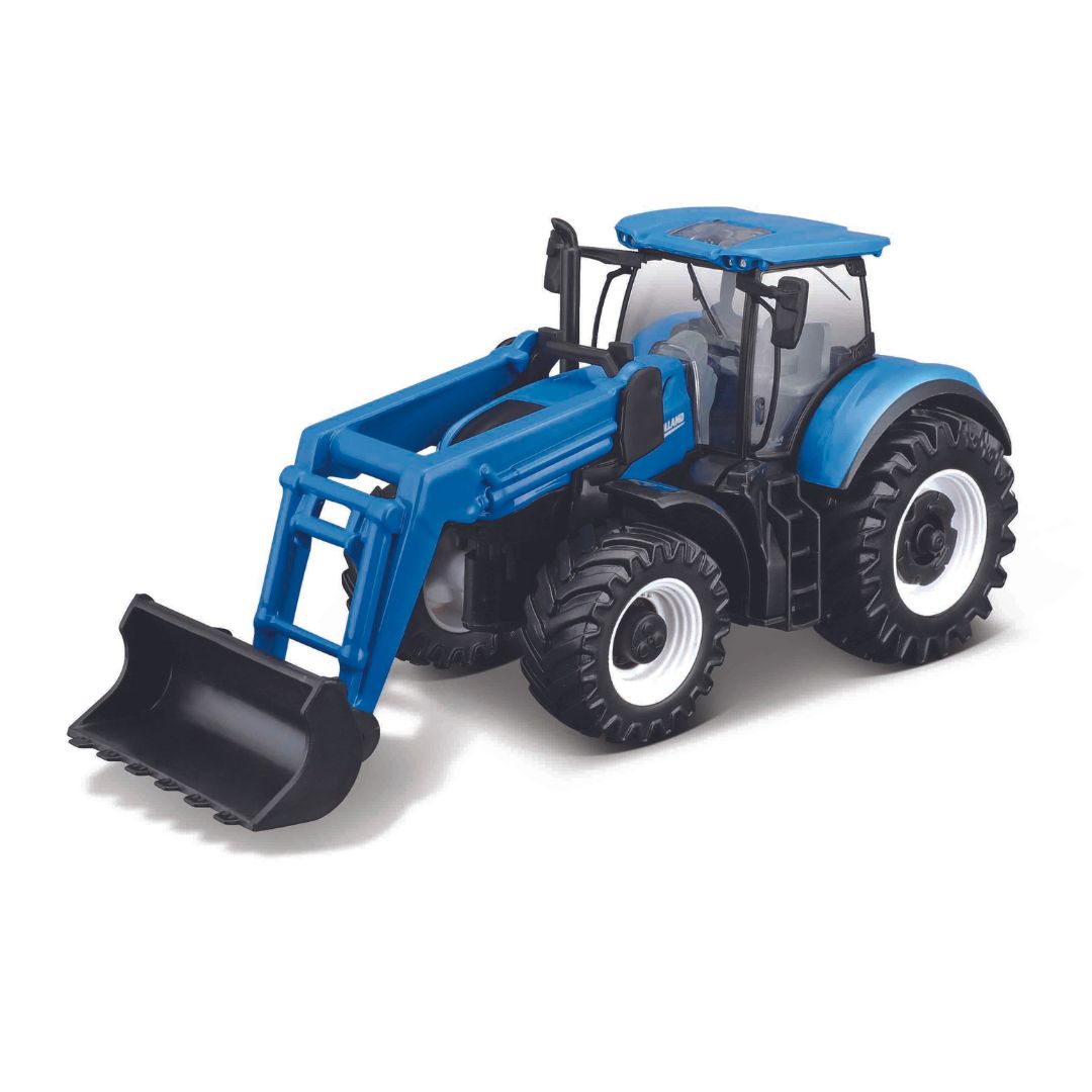 18-31632 Bburago Farmland - Trattore con pala New Holland T7.315 HD