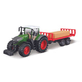 18-31674 Bburago - Trattore Fendt 1050 Vario con rimorchio per balle