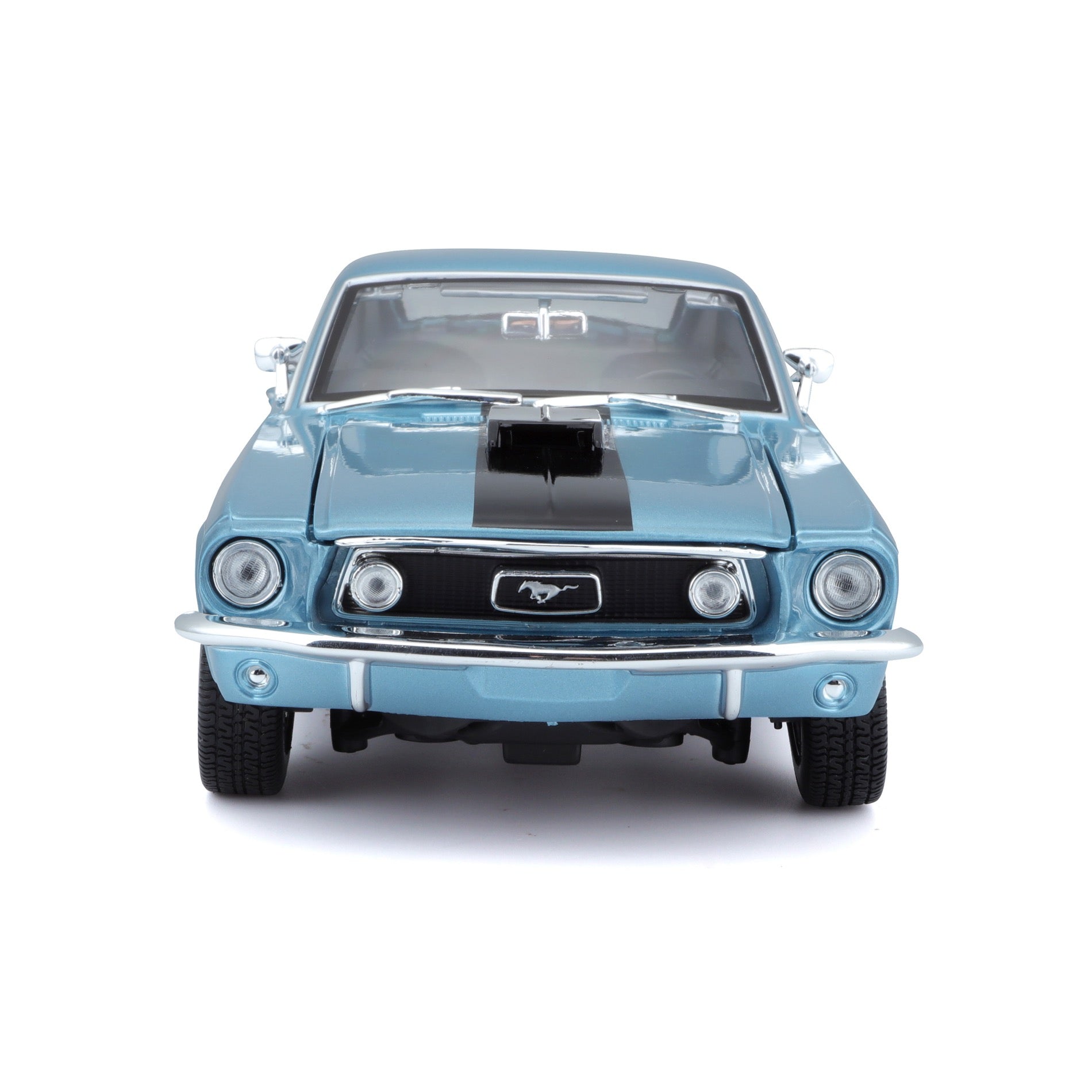 10-31167 Bburago Maisto  1:18 - Ford Mustang GT Cobra Jet FB 1968 Blu Met.