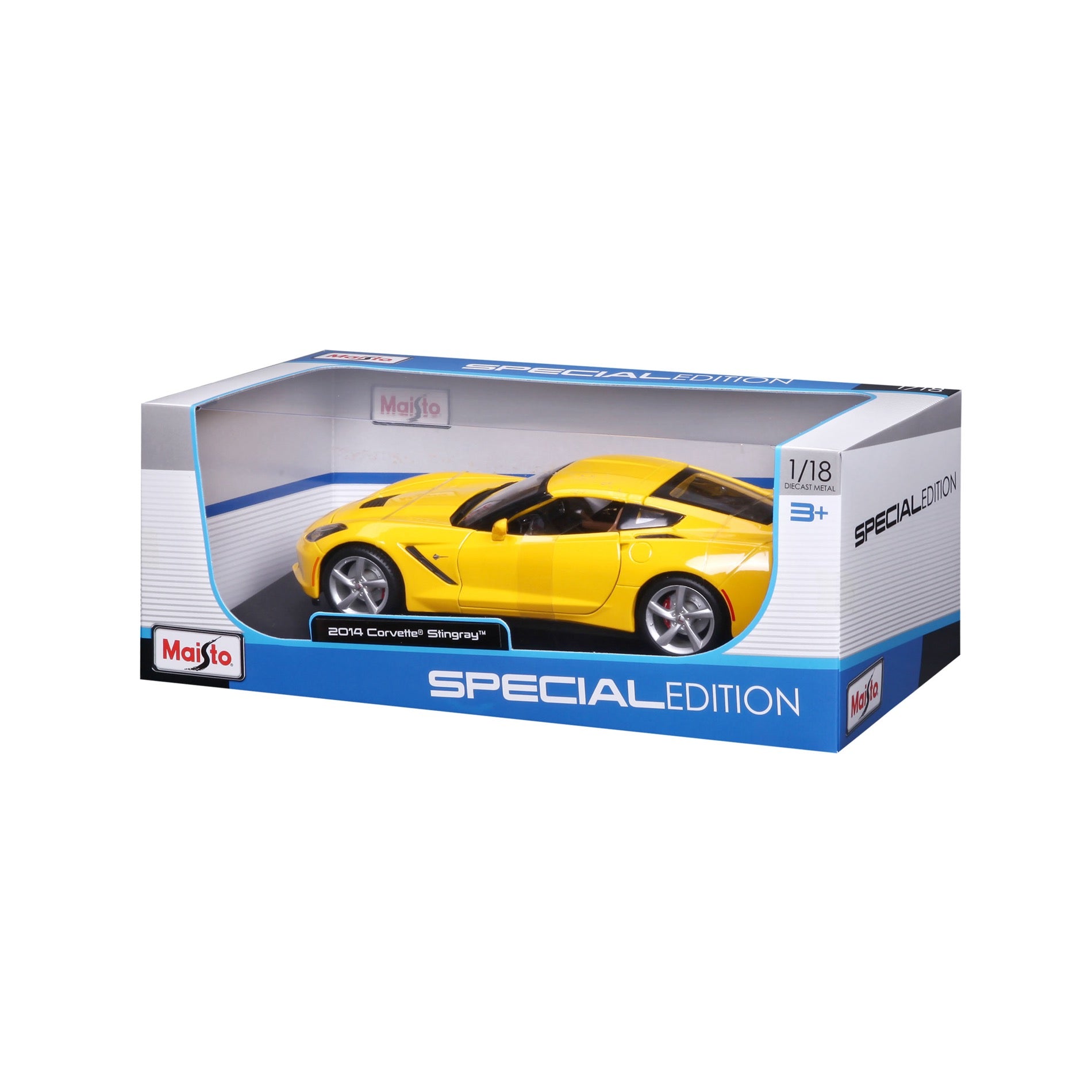 10-31182 Bburago Maisto  1:18 - 2014 Corvette Stingray Gialla