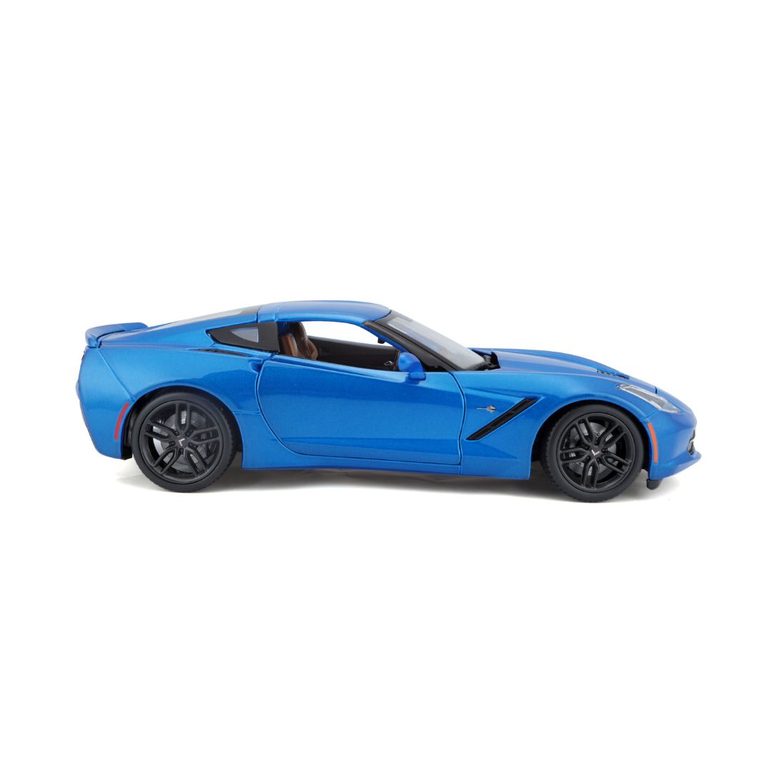 31677 Bburago Maisto - Corvette Stingray Z51, blu - Scala 1:18