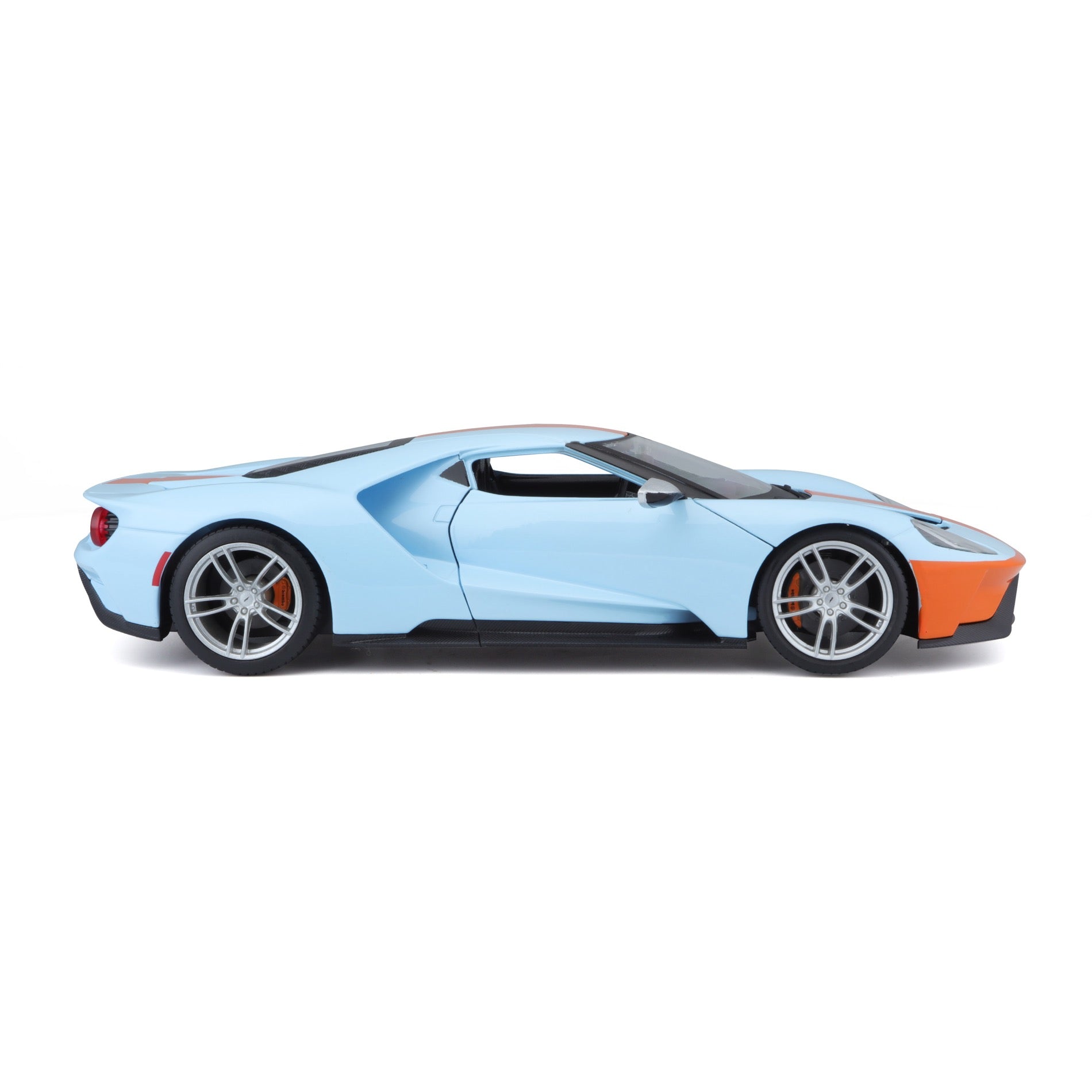 10-31384 BU+OG Bburago Maisto 1:18 - 2017 Ford GT Arancione/Blu